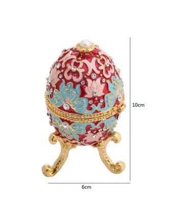 ŒUF DE FABERGÉ RUBIS PRÉCIEUX RÉPLIQUE la livraison gratuite