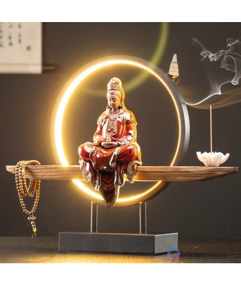 Lampe Porte-Encens Bodhisattva livraison gratuite