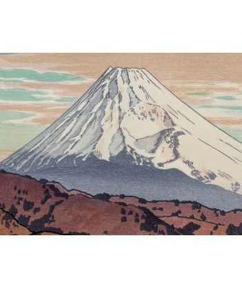 Estampe Japonaise de Yoshida Toshi | Le Mont Fuji vu de Nagaoka en Hiver l'achat 