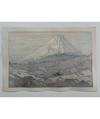 Estampe Japonaise de Yoshida Toshi | Le Mont Fuji vu de Nagaoka en Hiver l'achat 