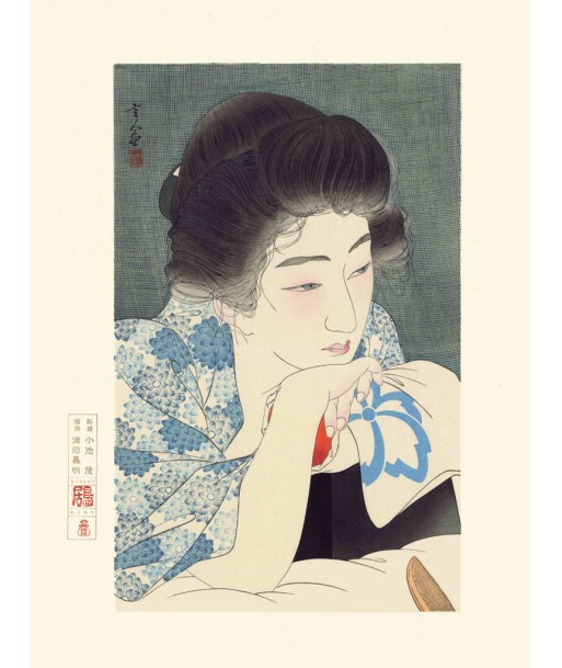 Morning Hair de Kotondo Tori | Reproduction Fine Art Dans la société mordern